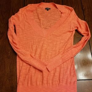 Beautiful Coral Color Express Sweater